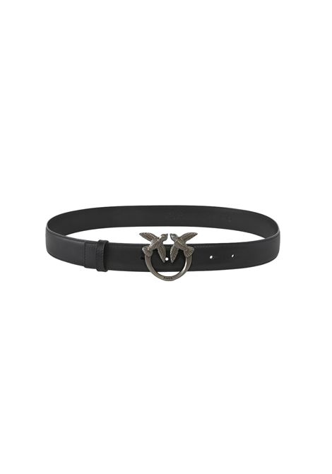 Cintura Pinko donna 100125A0F1Z99O Love berry h3 belt Nera PINKO | Cinture | 100125 A0F1Z99O